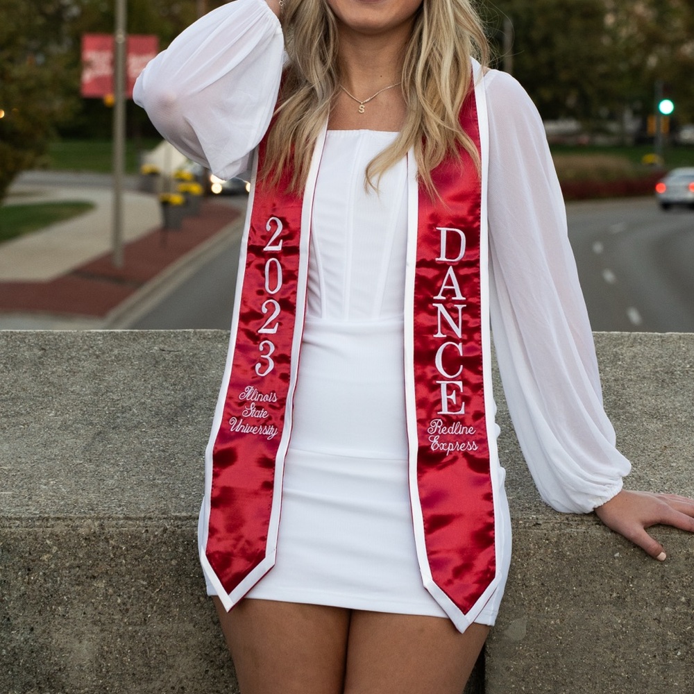 White Square-Neck Mini Dress with Sheer Bishop Sleeves